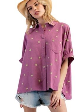 287:  EASEL NWT TOP MULBERRY (H11)